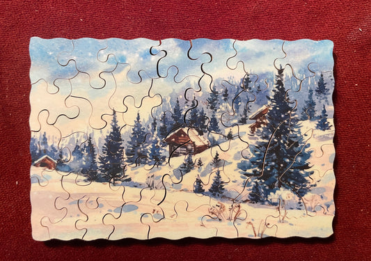 Country in Snow - Snack 3x4 -